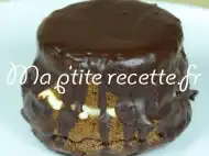 Photo recette gâteau aux noix glaçage chocolat